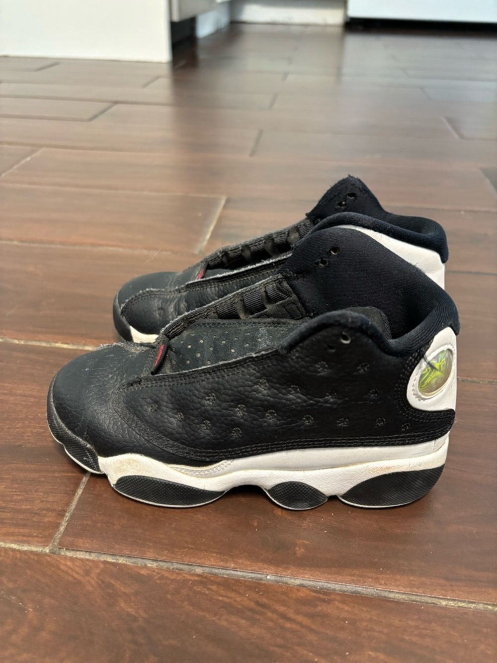 Boys size 13 Nike Jordan air retro shoes, #A1207